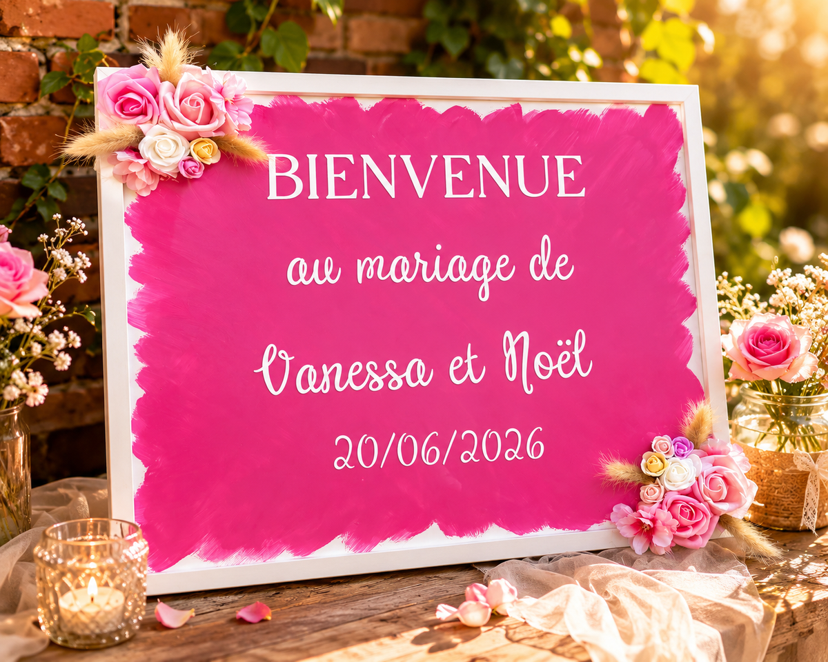 Panneau de bienvenue