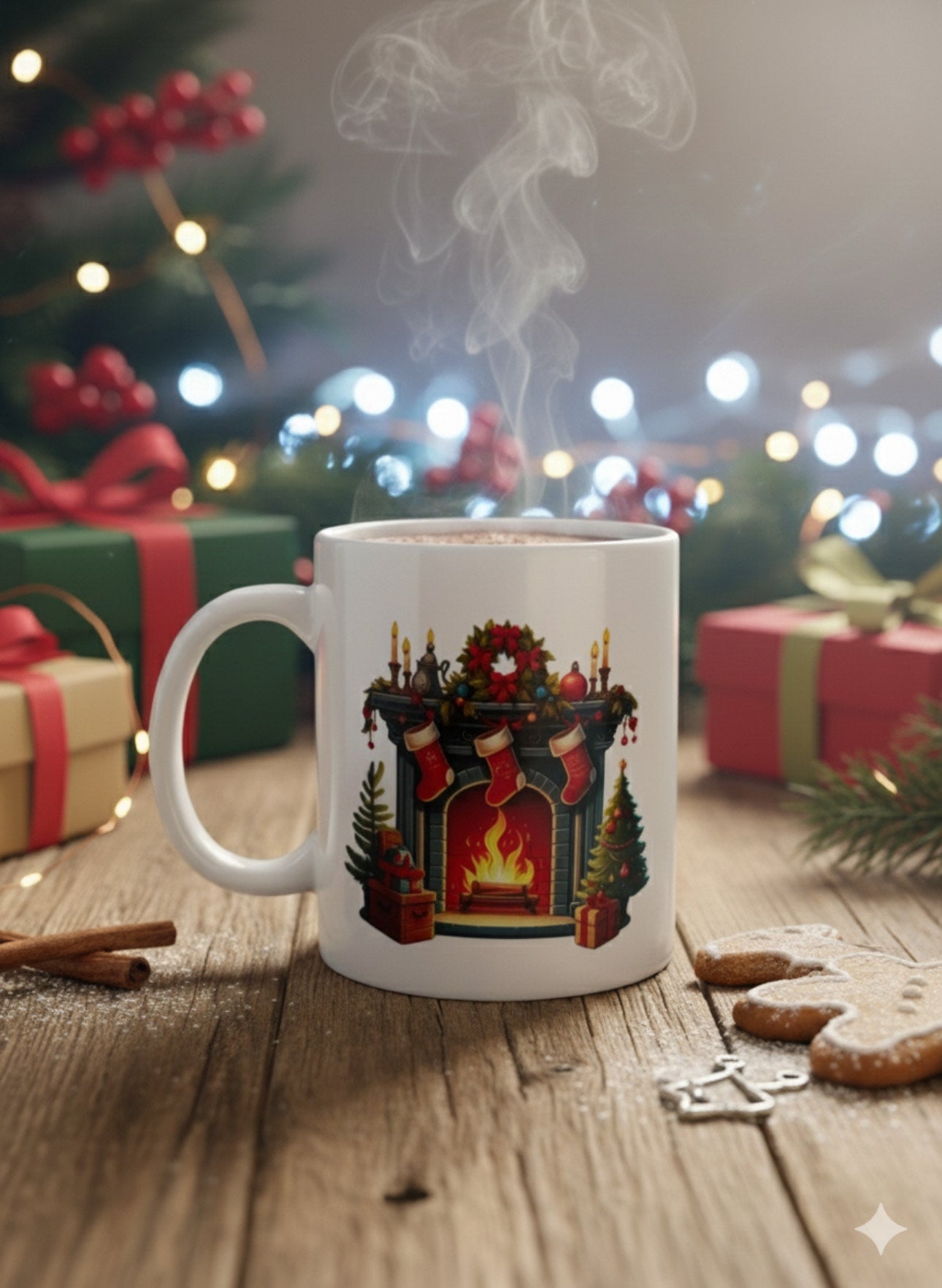 Tasse famille de noël